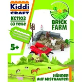 KiddiCraft KC1102 Misthaufen mit Hühnern