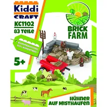 KiddiCraft KC1102 Misthaufen mit Hühnern