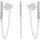 Amor Ohrstecker 2035320 Silber 925 rhodiniert 1