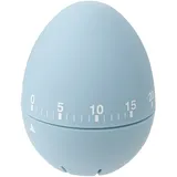 Zenker Kurzzeitwecker Eiform Kunststoff 6 x 6 x 7,5 cm crème/rosa/blau
