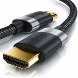 Primewire HDMI-Kabel 2.1 2 m Schwarz/Silber