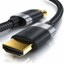 Primewire HDMI-Kabel 2.1 2 m Schwarz/Silber