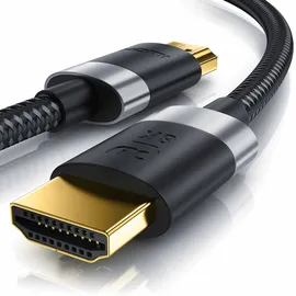 Primewire HDMI-Kabel 2.1 2 m Schwarz/Silber