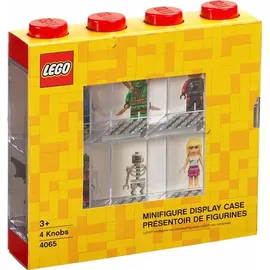 LEGO Aufbewahrungsbox 19,1 x 18,4 cm 1-tlg. rot/transparent