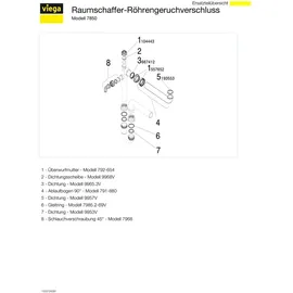 Viega Röhrengeruchverschluss raumsparend, 104429