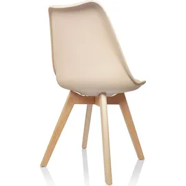 HJH Office SCANDI Kunststoff Beige