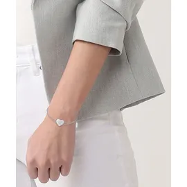 Lacoste Gliederarmband LOVE MY CROC Edelstahl silber  Größe 18