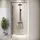 Badplaats Essos Walk-In-Dusche 80 x 200 cm schwarz getönt