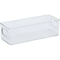 Zeller - Transparenter Organizer aus Kunststoff, 25,5 x 10