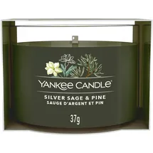 Yankee Candle Silver Sage & Pine 37 g schwarz/silber