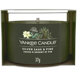 Yankee Candle Silver Sage & Pine 37 g schwarz/silber