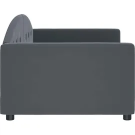 vidaXL Tagesbett 90 x 190 cm Dunkelgrau