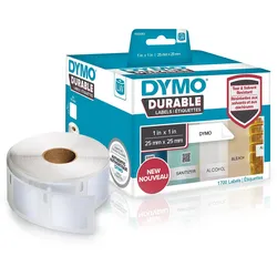 Dymo LabelWriter Address - Klebstoff - weiß - 25 x 25 mm 1700 Etikett(en) (1 Rol