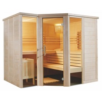 Sentiotec Infrarotkabine Sentiotec Arktis Infra+ Massivsauna Saunakabine Inkl. 2