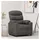 vidaXL Relaxsessel Dunkelgrau Polyester 92 x 105 x 76 cm Grau mit verstellbarer Rückenlehne