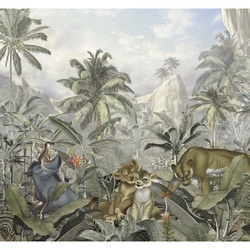 KOMAR Vliestapete »Lion King Mountains«, bunt, glatt