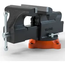 Vevor Parallelschraubstock Sphäroguss 15,2cm orange