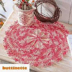 Häkelanleitung – Romantisches Deckchen aus Woll Butt Diana