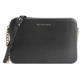 Michael Kors Jet Set Large Saffiano Leather Crossbody Bag black