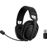 PREYON Tornado Fly, Funk-Kopfhörer, Gaming, Arbeit, Ohrbügel, Bluetooth, PC, Konsole, Smartphone, Schwarz, 20000Hz, 103dB/mW/-40dB