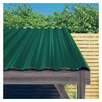 vidaXL Dachpaneele 12 Stk. Verzinkter Stahl Grün 80x36 cm
