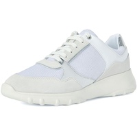 GEOX Damen D ALLENIEE Sneaker, White/Off White, 37 EU
