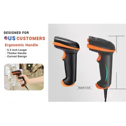 L5100Y Laser 1D USB Barcode Strichcode-Scanner  1 Stück