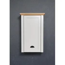 Home Affaire Hängeschrank HOME AFFAIRE, grau (lichtgrau melamin, artisan eiche nb), B:46cm H:73cm T:24cm, FSC-zertifizierter Holzwerkstoff, Schränke, Hängeschrank, Badschrank mit Muschelgriff im Landhaus-Look - (B/T/H) 46/24/73 cm