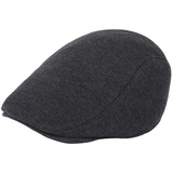 WETOO Schirmmütze Herren Schiebermütze Schwarz Driving Cabbie Jagd Flatcap Newsboy Cap - M