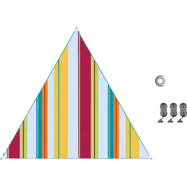 Bent Zip-Canvas Karibik Design Weiß gestreift