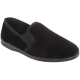 Zedzzz Herren Richard Hausschuhe / Pantoffeln, gemustert DF835 (47 EUR) (Schwarz) - Schwarz - 47