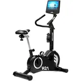 AsVIVA H21 Pro Heimtrainer & Ergometer | WLAN Fitnesscomputer | Take-To-Carry System | 20 kg Schwungmasse | Elektrischer Widerstand | Leiser Riemenantrieb | Fitnessgerät für Zuhause & Ausdauertraining