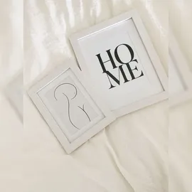 Deknudt S66KF1 P1 30x45 Holz weiß mit Passepartout