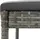 vidaXL Gartenbar Set 5-tlg. Grau