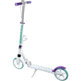 Raven Klappbarer Roller mit Bremse und Federung 200mm Pastelle PRO weiß|grün|violett No Size