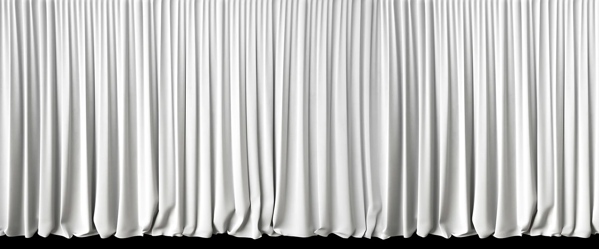 ARCHITECTS PAPER Fototapete "White Curtain" Tapeten Vlies, Wand, Schräge Gr. B/L: 6 m x 2,5 m, bunt (grau, schwarz, silber) Fototapeten 3D