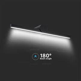 V-Tac LED-Spiegelleuchte (10 W) 3000 K Schwarz