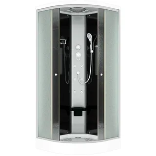 SeniorBad Duschkabine Fertigdusche Dusche Komplettkabine D10-03m0 80x80 cm ohne 2k Scheiben Versiegelung