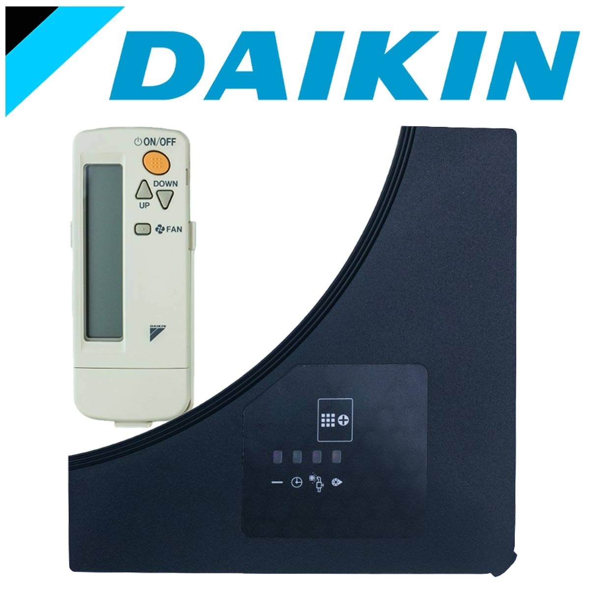 DAIKIN Infrarotfernbedienung für Deckenkassette schwarz | BRC7FA532FB