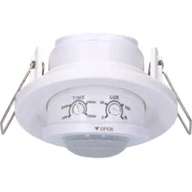 led`s light LED's,ight Einbau-Deckensensor PIR LED + Halogen 360° IP20 Weiß