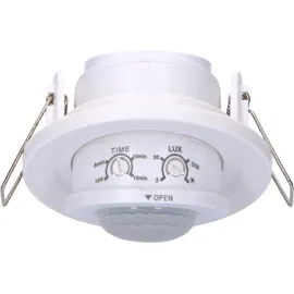 led`s light LED's,ight Einbau-Deckensensor PIR LED + Halogen 360° IP20 Weiß