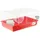 Ferplast Kleintierkäfig CRICETI 9 46 x 29,5 x 23 cm rot/weiß