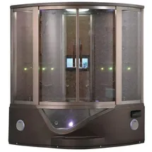 auq2a Duschkabine Hydromassage Massageduschkabine Multifunktionsdusche 150x150 cm,