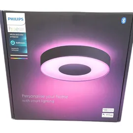 Philips Hue White & Color Ambiance Xamento Deckenleuchte rund schwarz