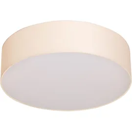 OTTO home Avveline 1 E27 beige, Leinen-Baumwoll Lampenschirm Ø 38 cm