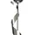 Harms Import Edelstahl Gartenstecker Spiralen Design 140 cm Weiß