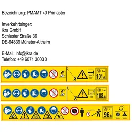 Primaster Akku-Multitool 4in1 PMAMT 40 ohne Akku und Ladegerät