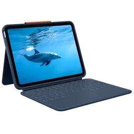 Logitech Rugged Combo 4 für iPad (10. Generation) Blau