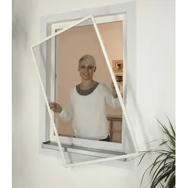Westfalia Insektenschutz Fenster 100 x 100 cm Weiß