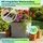 ethick Blumentopf Quadratisch 47 47 x 47 x 40 cm Grau